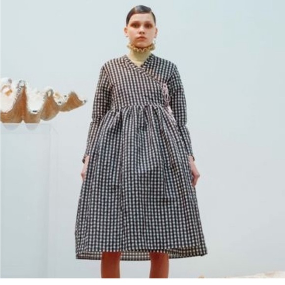 Shrimps Hermione Light Blue & White
Gingham Dress UK8/US4 - Picture 10 of 10